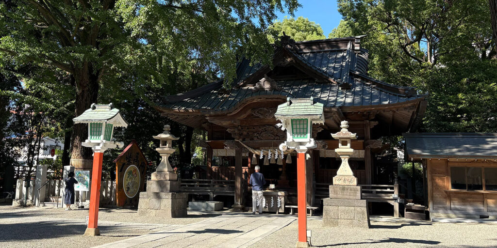 雷に打たれるようなエネルギーの田無神社。パワーチャージができる